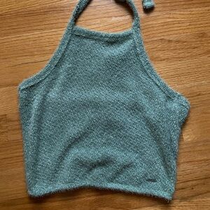 Hollister Halter Knit Crop Top